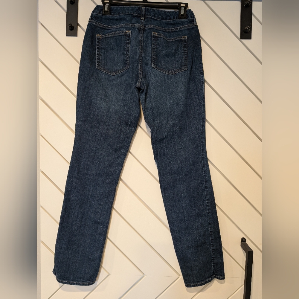 Eddie Bauer Curvy Fit Slim Straight Jeans Size 4 - Picture 2 of 3